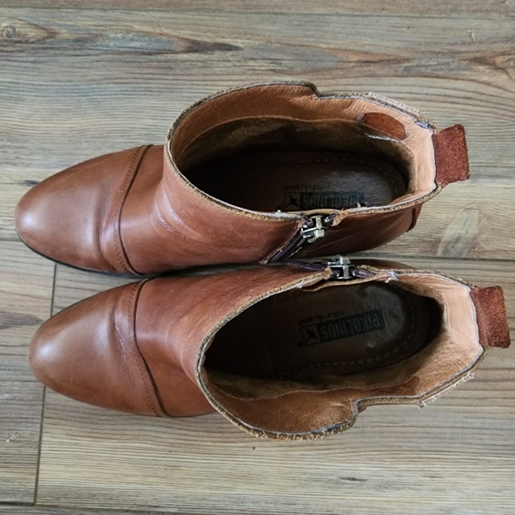 Pikolinos Baqueira Western Ankle Cowboy Boots Womens 38 7.5 - 8 Brown - Picture 6 of 15